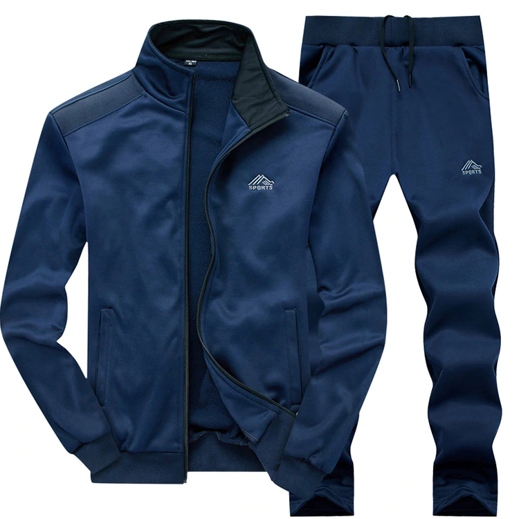 Men's Sport Exercise Jacket with Pants Suit