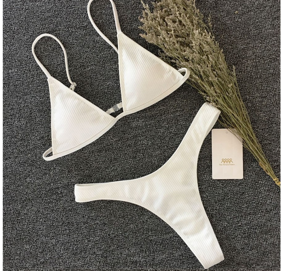 Women's Brazilian Small Cup and High Cut Bikini Set