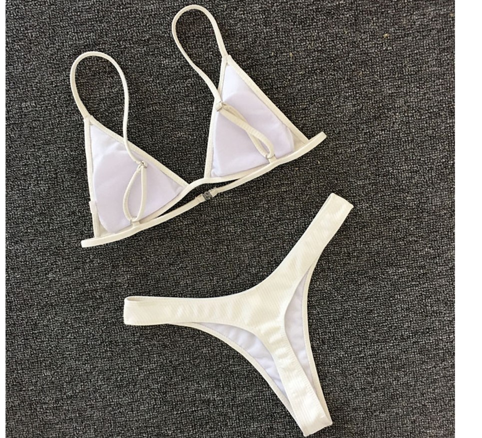 Women's Brazilian Small Cup and High Cut Bikini Set