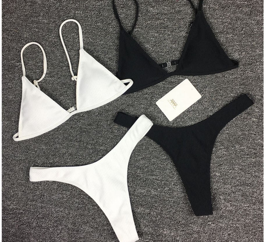 Women's Brazilian Small Cup and High Cut Bikini Set