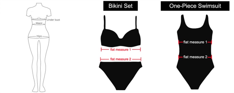 Women's Mesh Panel High Waist Bikini