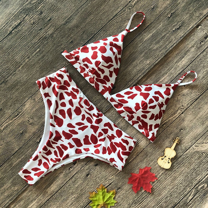 Women's Sexy Animal Patterned Bikini