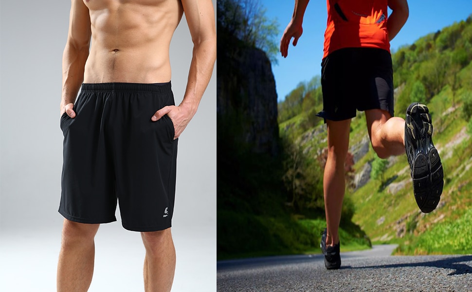 Men's Workout Shorts with Pockets
