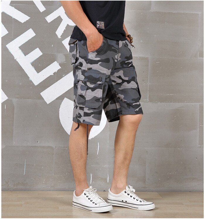 Men's Camouflage Knee Length Shorts