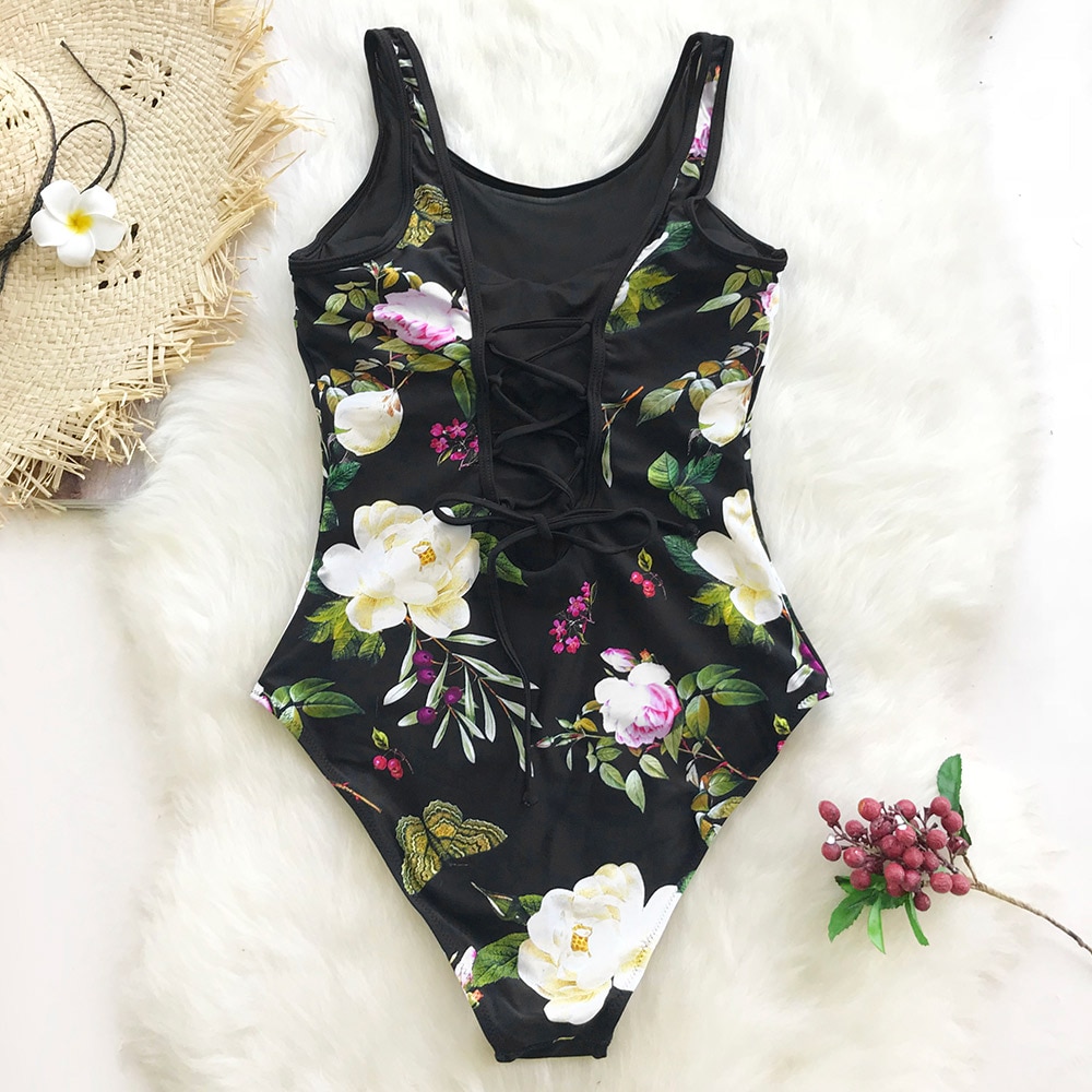 Women's One-Piece Suit in Floral Print