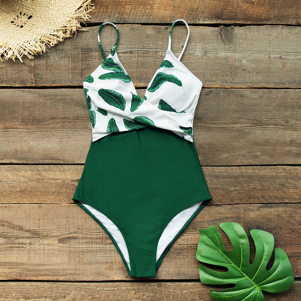 Women's One-Piece Swimsuit with Twist-Front