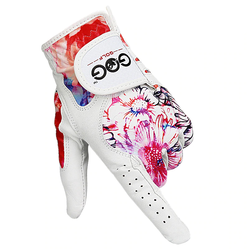 Floral Pattern Golf Gloves