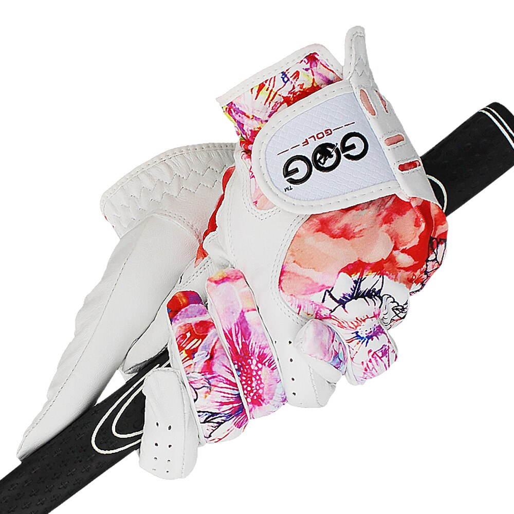 Floral Pattern Golf Gloves