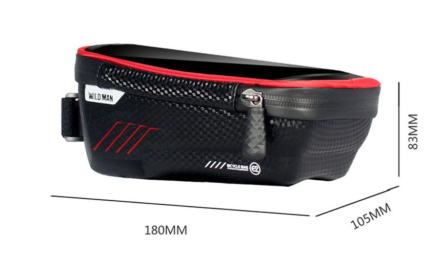 Rainproof Bicycle Bag with Phone Case