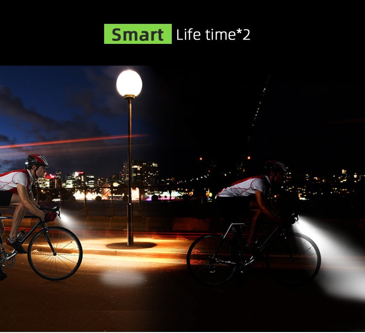 4000 mAh Bicycle Front Light
