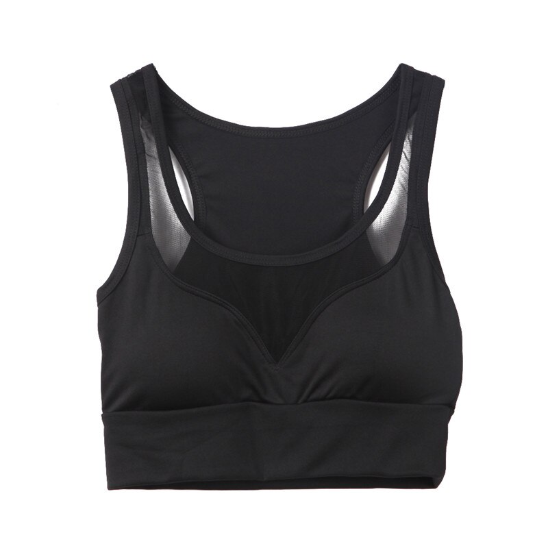 Mesh Patchwork Sports Bra