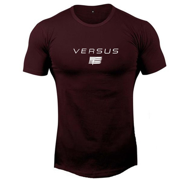 O-Neck Cotton Sport T-Shirt for Men