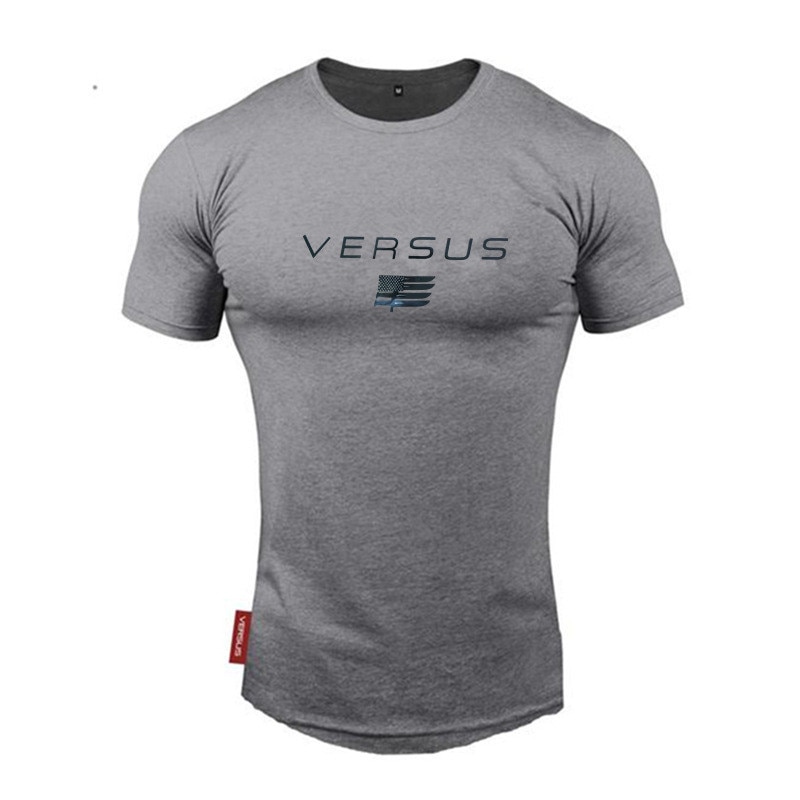 O-Neck Cotton Sport T-Shirt for Men