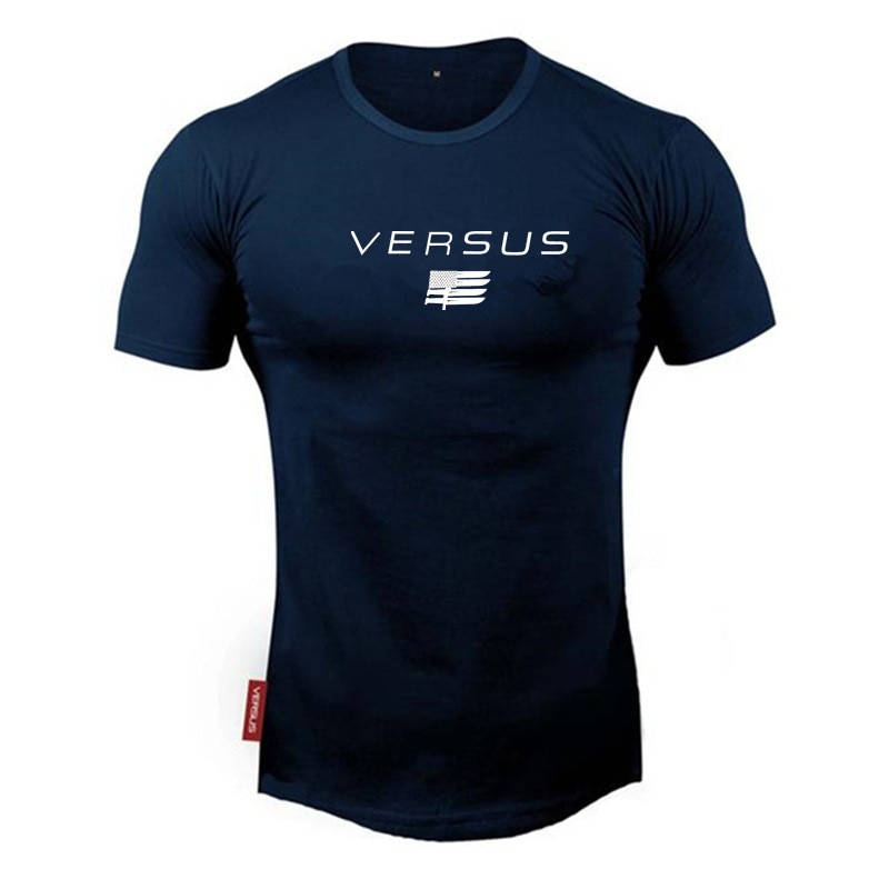 O-Neck Cotton Sport T-Shirt for Men