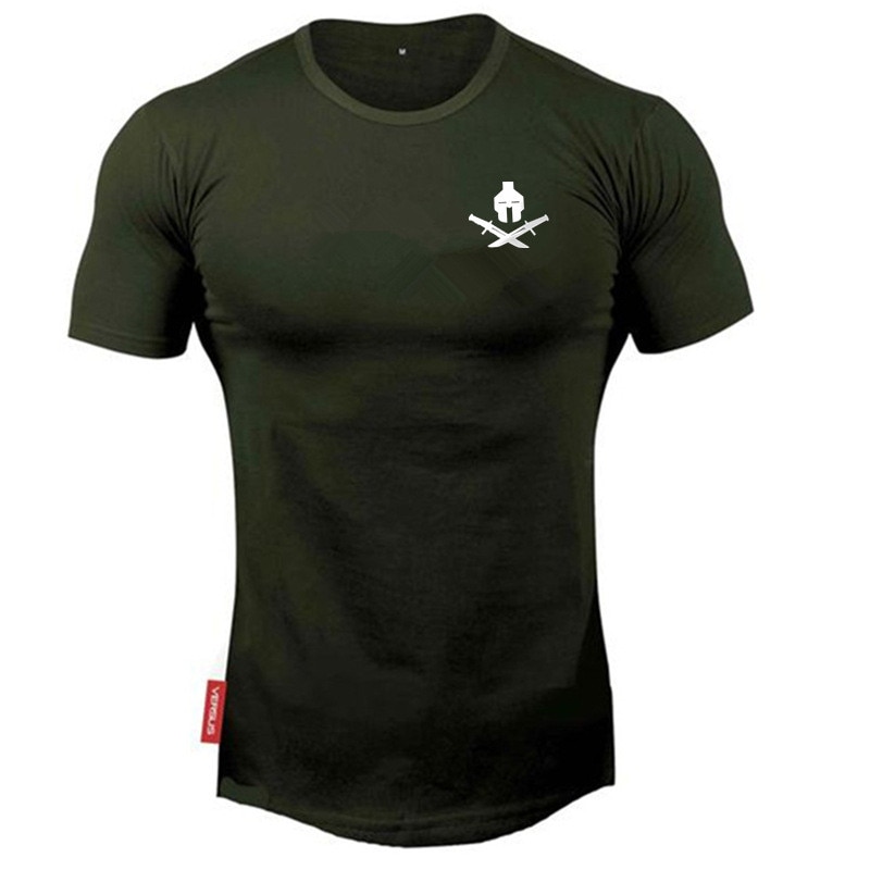 O-Neck Cotton Sport T-Shirt for Men