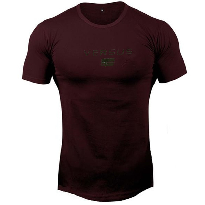 O-Neck Cotton Sport T-Shirt for Men