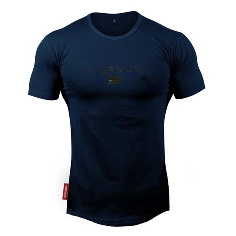 O-Neck Cotton Sport T-Shirt for Men