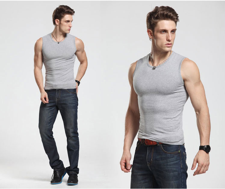 Men's Sleeveless Design T-Shirt