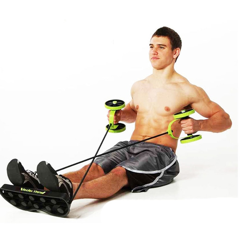 AB Roller with Resistance Bands
