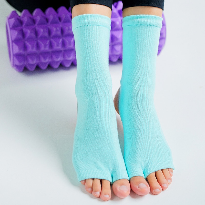 Women's Open Toe and Heel Yoga and Dance Socks