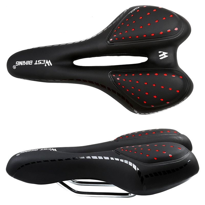 Breathable PU Leather Bicycle Saddle