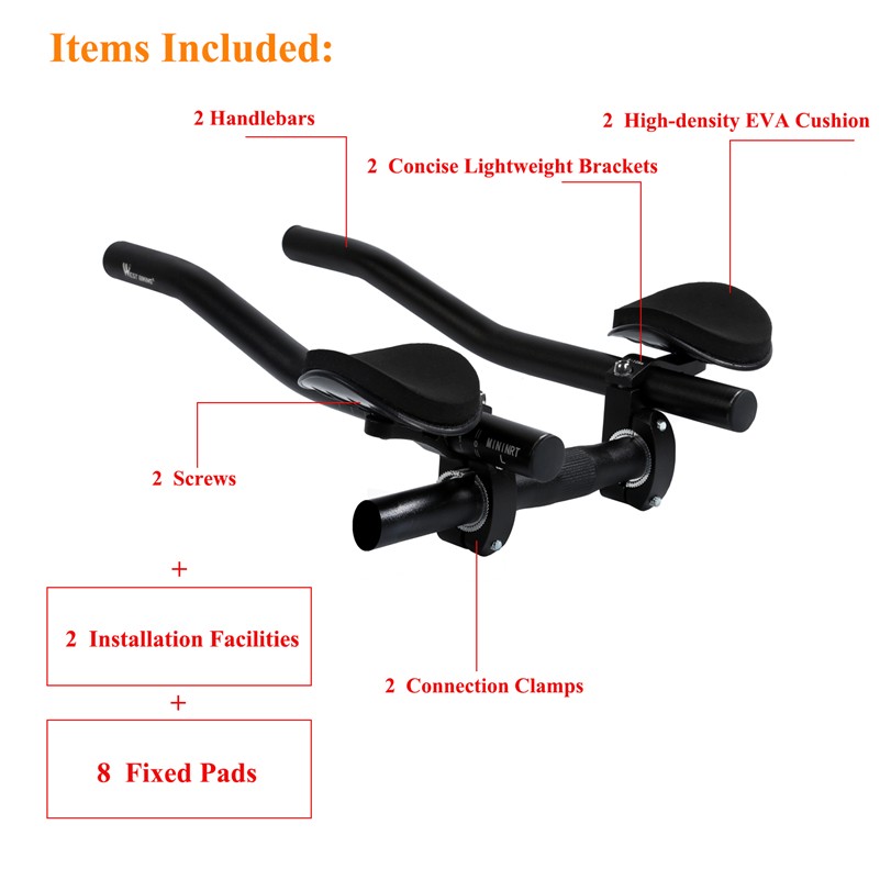Road Cycling Handlebar with Rest Pads