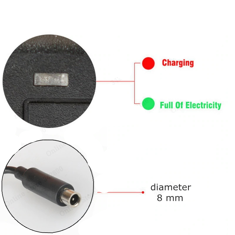 54.6V Li - Ion Electric Bicycle Charger