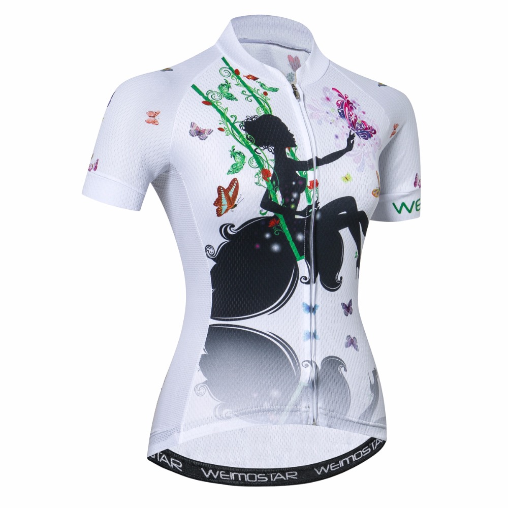 Breathable Short Sleeve Women's Cycling Jersey