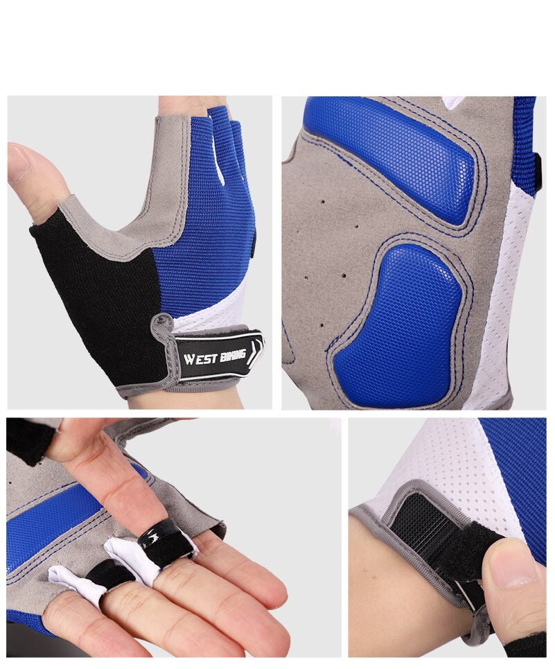 High Elastic Breathable Half Finger Cycling Gloves