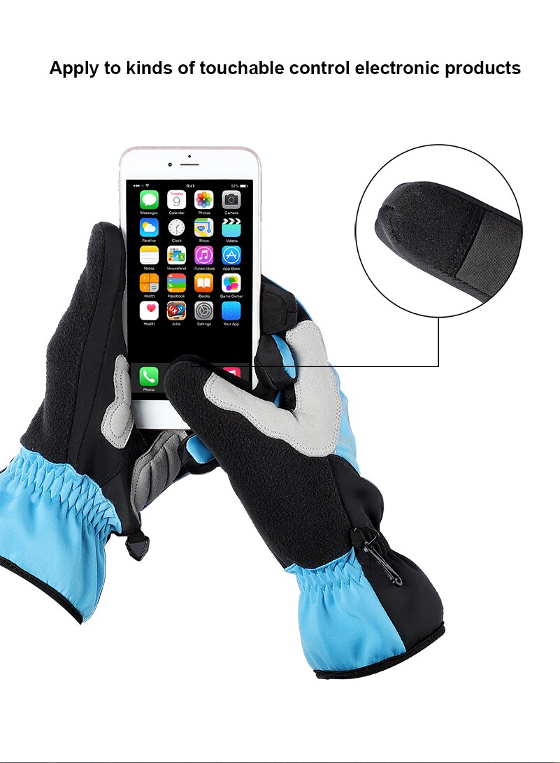 Touch-Screen Thermal Winter Sports Gloves