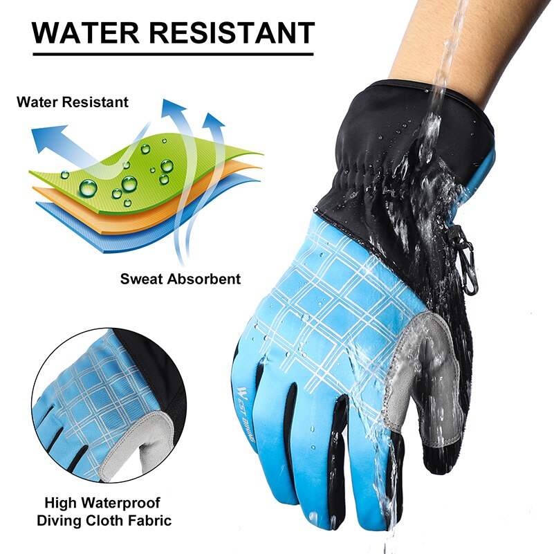 Touch-Screen Thermal Winter Sports Gloves