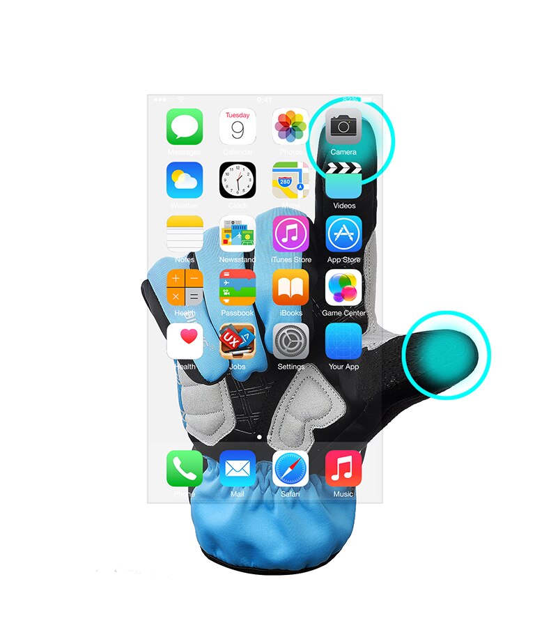 Touch-Screen Thermal Winter Sports Gloves