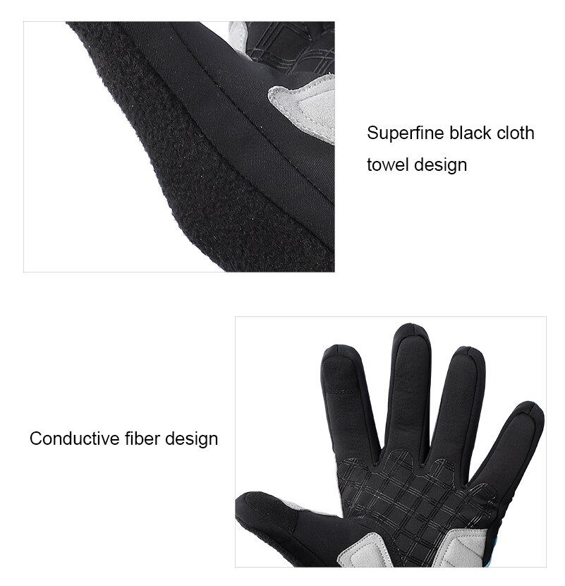 Touch-Screen Thermal Winter Sports Gloves