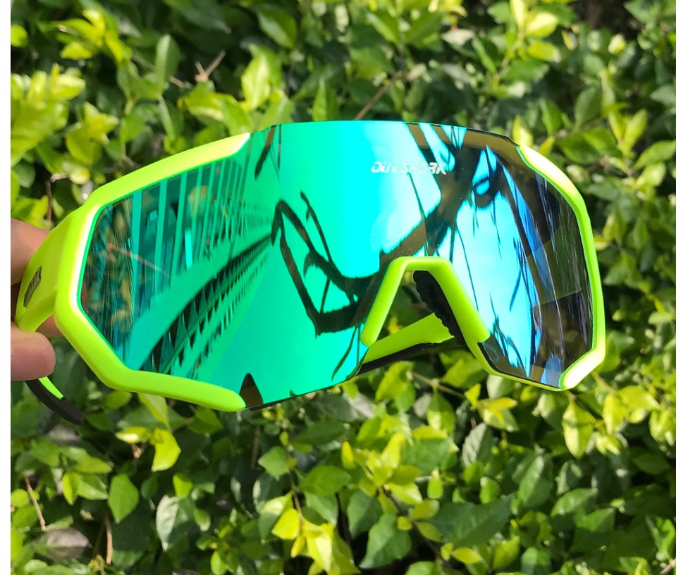 Geometric Design Polarized Cycling Sunglasses