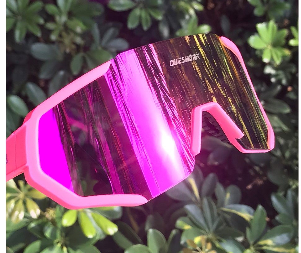 Geometric Design Polarized Cycling Sunglasses