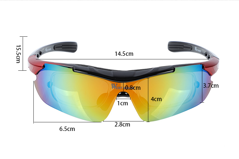 5 Lenses Outdoor Cycling Glasses