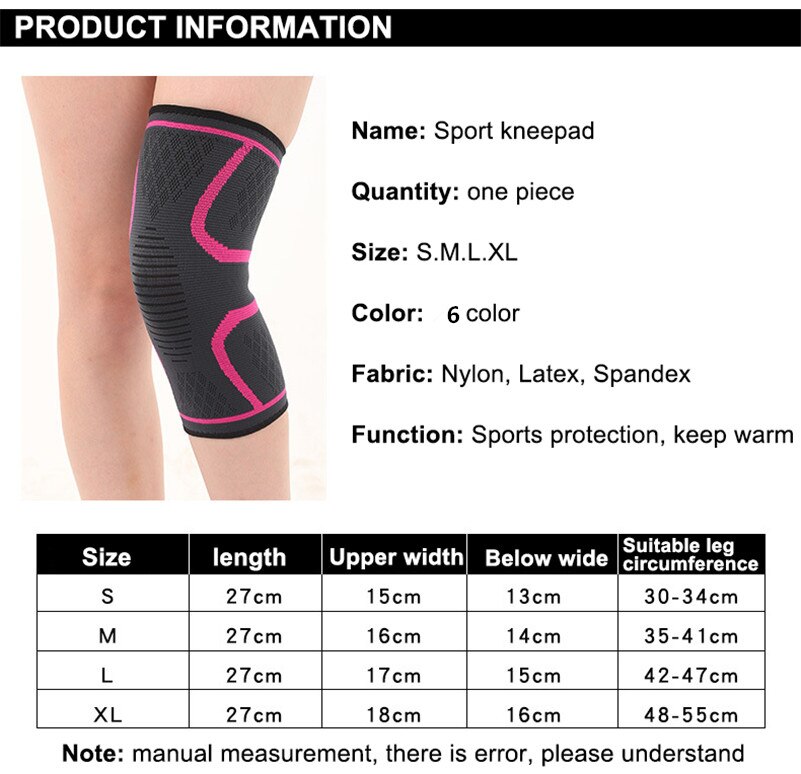 Sports Elastic Thermal Kneepad