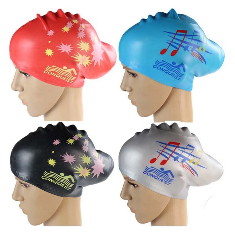 Waterproof Printed Swimming Caps