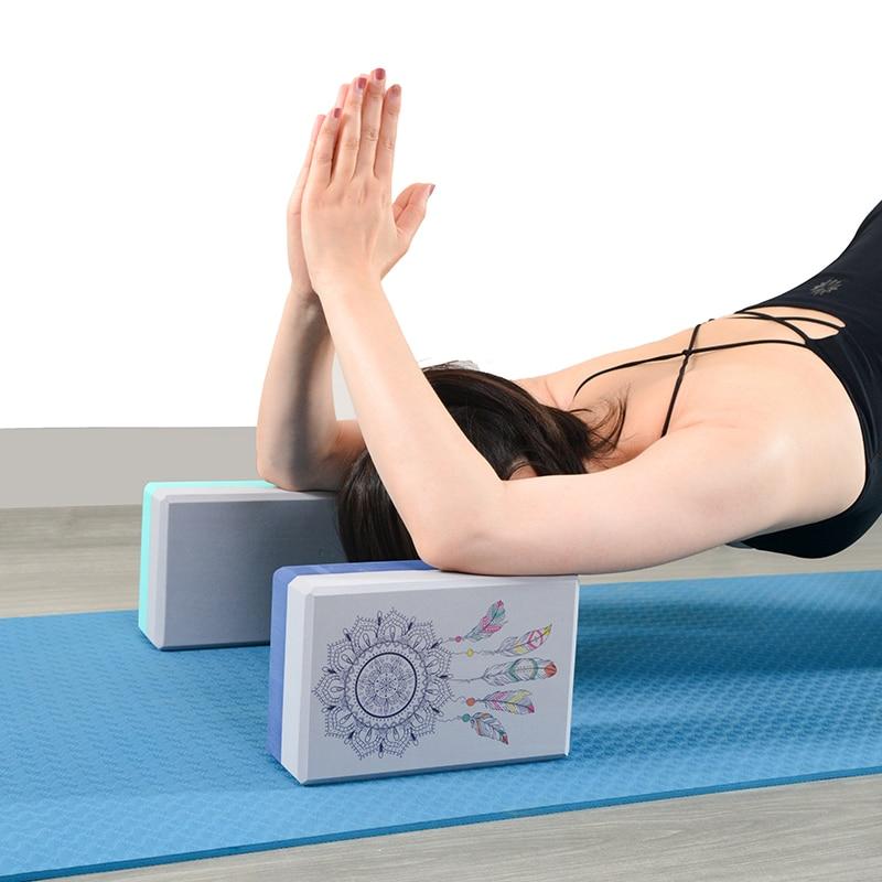 Stretching Aid Yoga Blocks Set, 2 Pcs