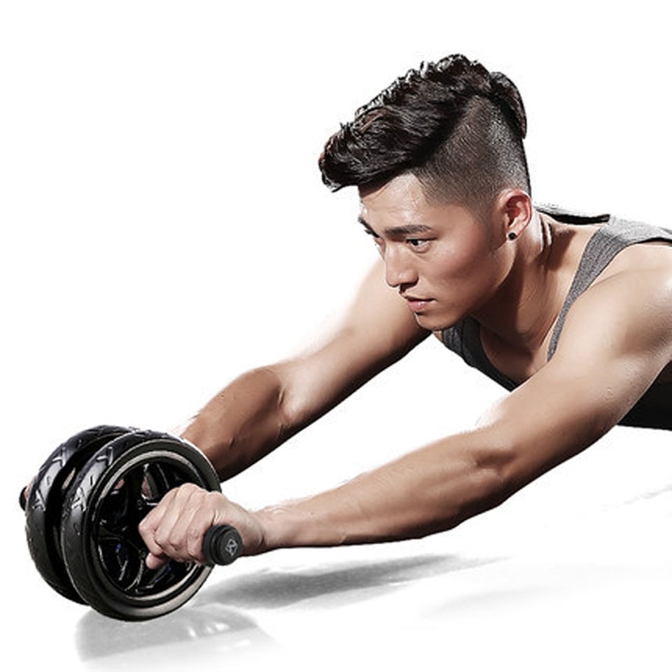 Stainless Steel Wheel Roller for Workout