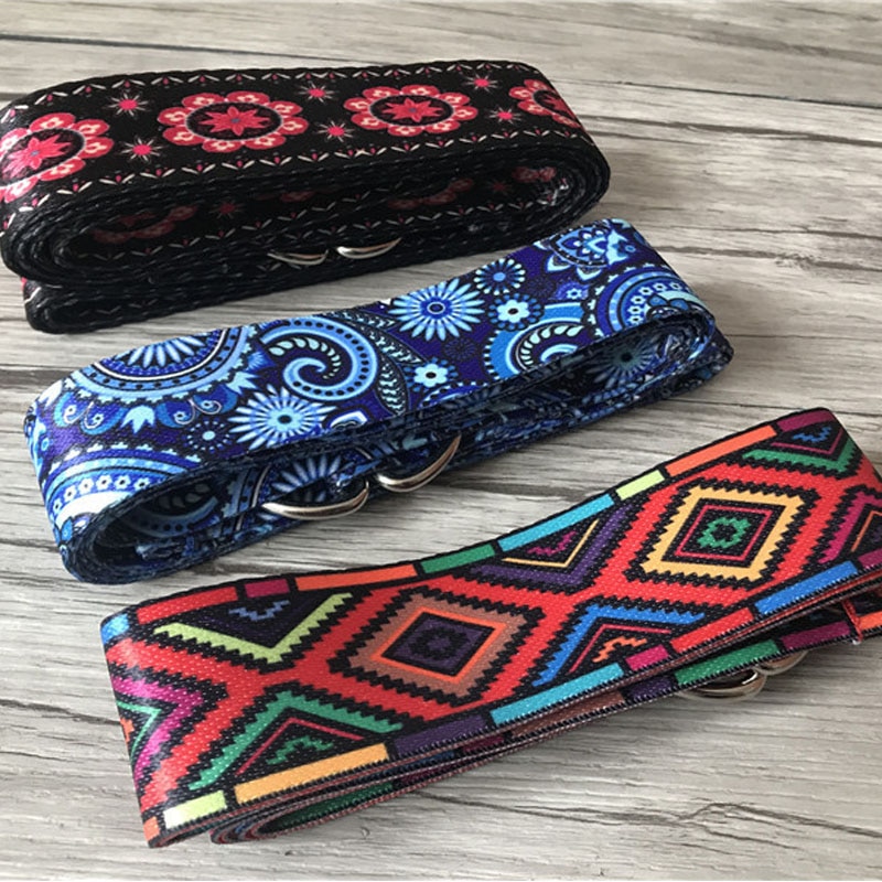 Printed Yoga Stretch Strap