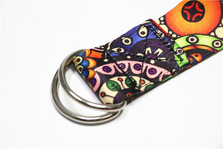 Printed Yoga Stretch Strap