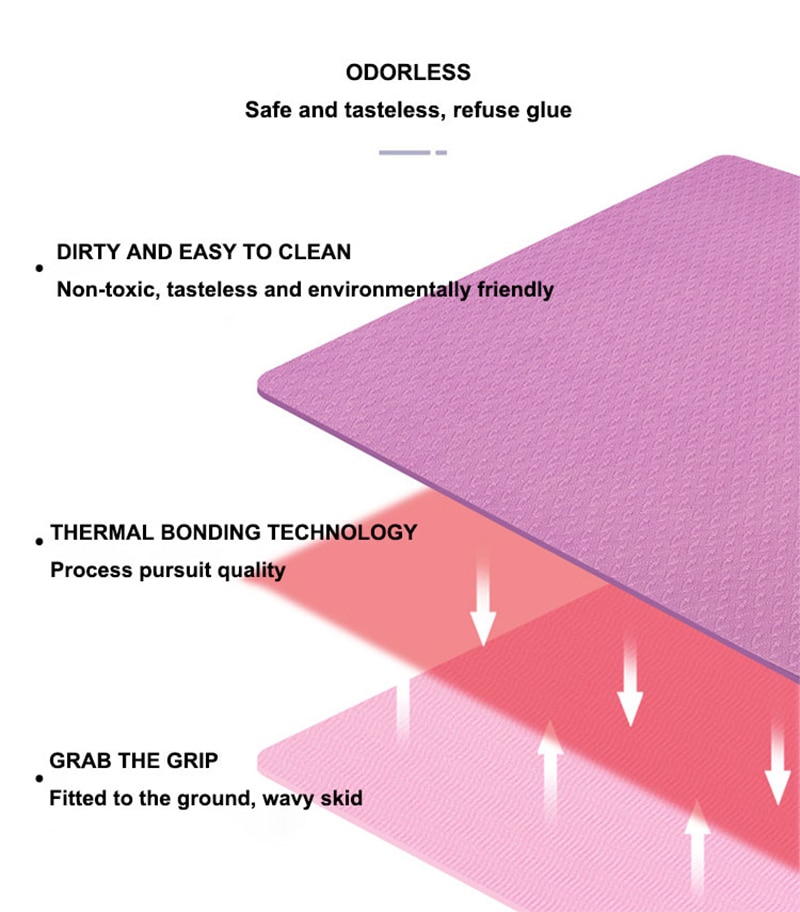 6 mm Two Tone Fitness Mat