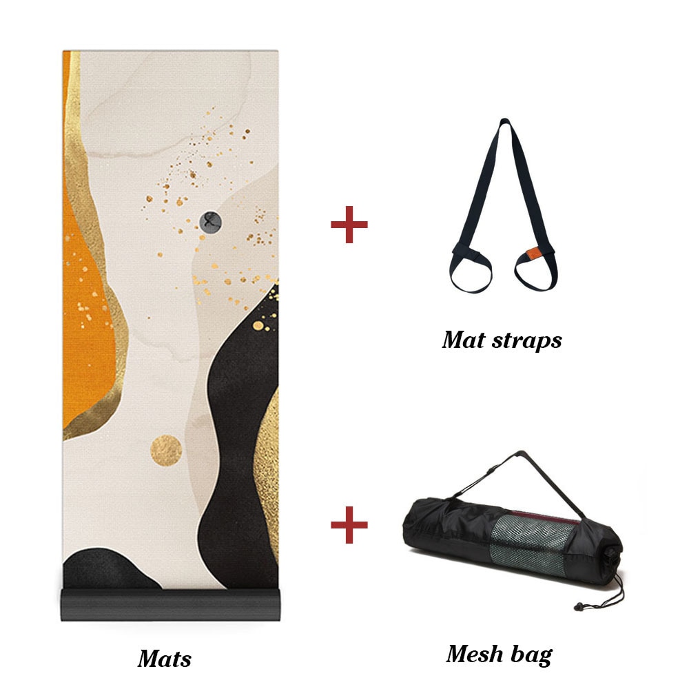 Marble Pattern Fitness Mat