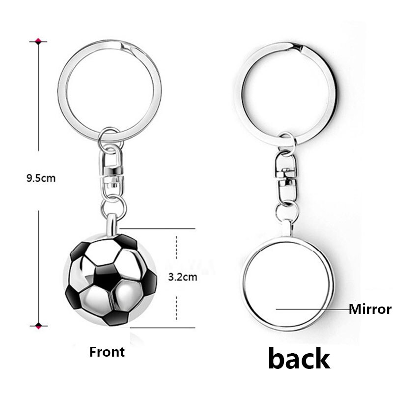 Football Designed Metal Key Chain