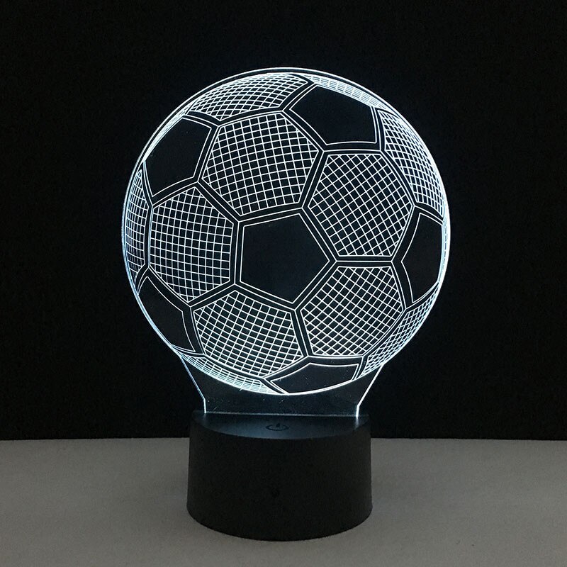 3D Football Ball Shaped Night Lamp