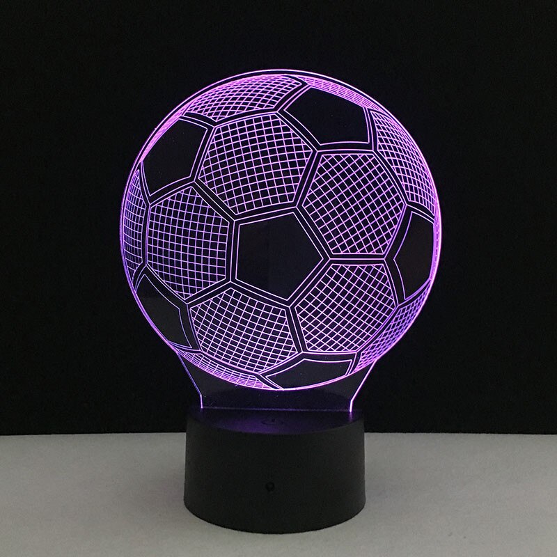 3D Football Ball Shaped Night Lamp