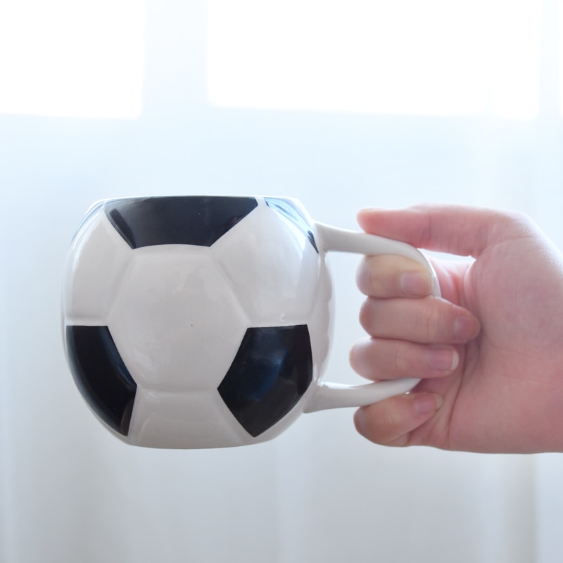 Soccer Designed Ceramic Coffee Mug