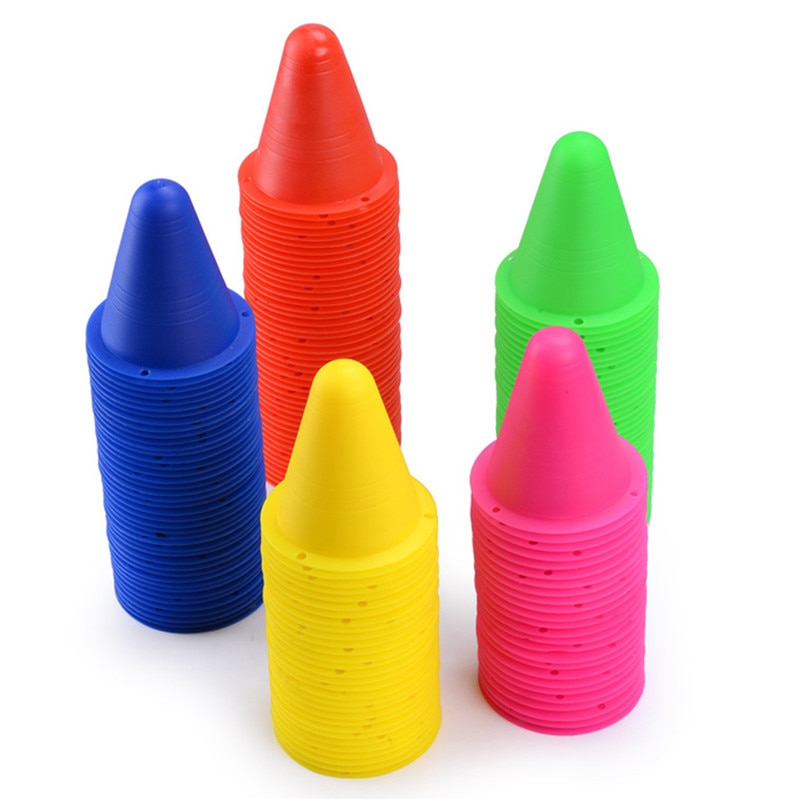 SoccerPro Colorful Junior Cones 10 Pcs Set