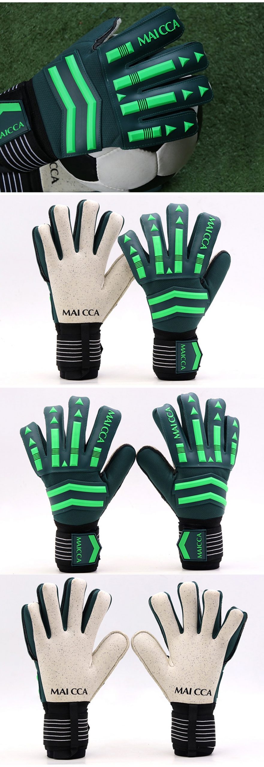 Contrast Detail Goalkeeper Gloves